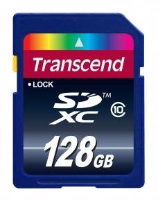 Transcend TS128GSDXC10 SDXC Card, 128GB Class 10