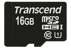 Transcend TS16GUSDCU1 MicroSDHC, 16GB Class10 U1