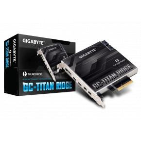 Gigabyte GC-TITAN RIDGE 2.0 PCIe 3.0 Thunderbolt Add-On, Mini DisplayPort,DisplayPort, Intel DSL754