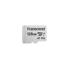 Transcend TS128GUSD300S 300S MicroSDXC, 128GB, 4K, UHS-I U3,Class10, V30, 95/45MB, 3.3V