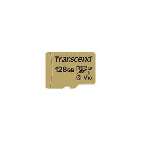 Transcend TS128GUSD500S 500s Memory-card, 128GB, Micro-SDHC, 4K 95/ 60MB/s, UHS-I, C10, U1,V30