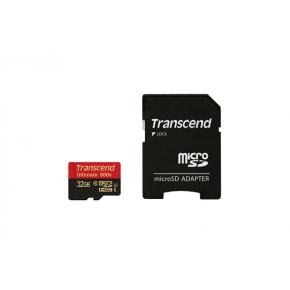 Transcend TS32GUSDHC10U1 Ultimate MicroSDHC, 32GB, FullHD, 90MB/s,UHS-I U1, Class 10 600x, MLC NAND