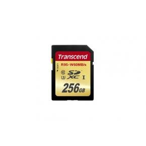 Transcend TS256GSDU3 SDXC, 256GB, 4K, 95/ 60MB/s, UHS-I U3, SD 3.01, MLC NAND, ECC