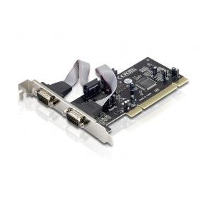 Conceptronic CI2PSER PCI Card 2-Port Serial, Black/ Silver