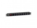 Equip-333285-Power-Strip-8bay-CEE7-5-w.-switch-18m-cable-black-(French)