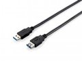 Equip-128398-USB-3.0-extension-2m-A-&gt;A-M-F-black