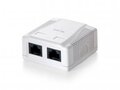 Equip-235112-Surface-Mounted-Box-2-Port-Cat.5e-unshielded-white