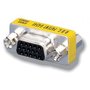 Equip-124321-VGA-adapter--Gender-Changer-Mini-D-SUB-15-pin-HD-F-F-Yellow