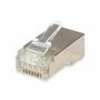 Equip-121181-RJ45-Connector-w--insert-bar-&amp;-boot-set-of-100-pcs-STP-Cat.6-Grey