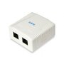 Equip-235214-Outlet-Box-Surface-Mount-2-Port-UTP-Cat.6-white